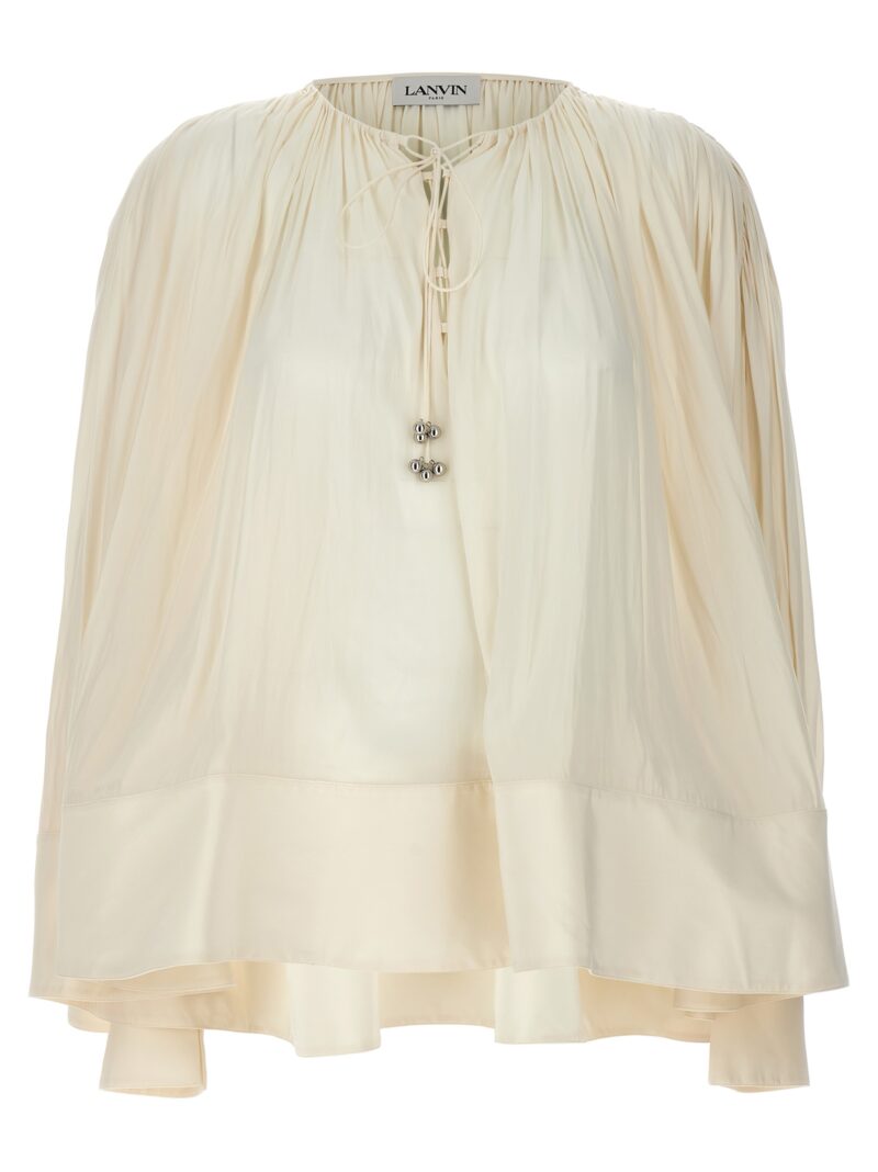 Wide blouse LANVIN White