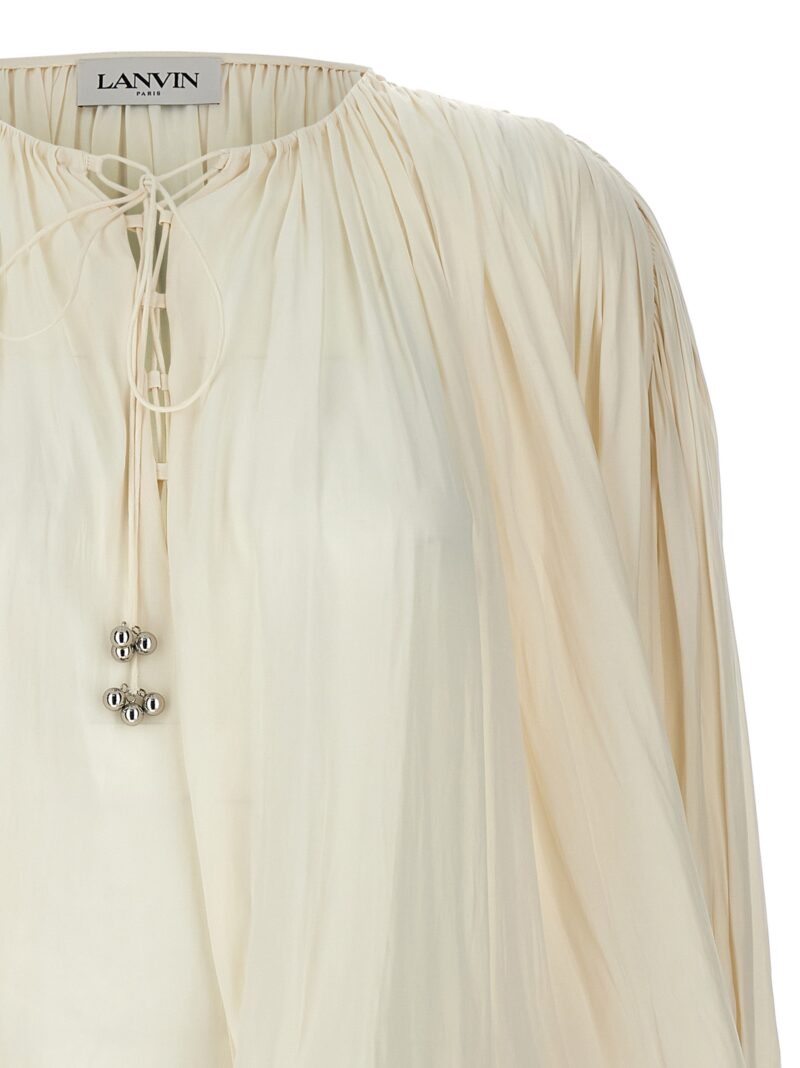 Wide blouse Woman LANVIN White