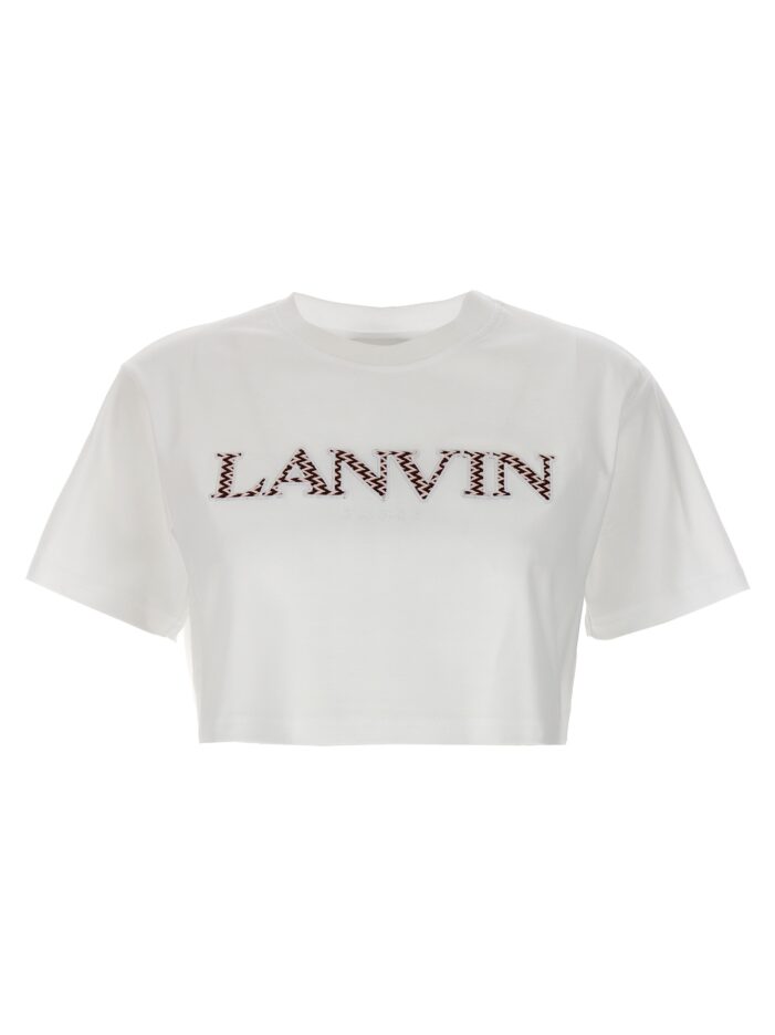 'Curb' cropped T-shirt LANVIN White