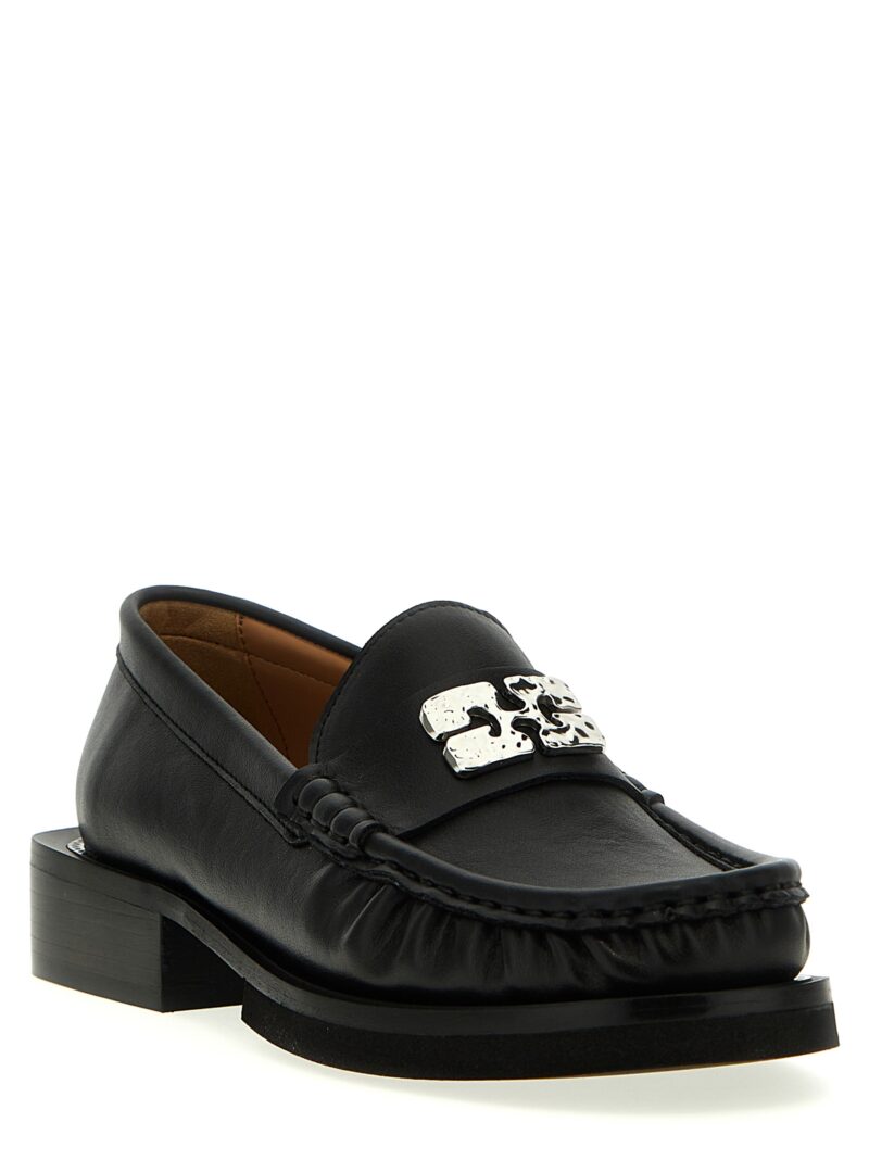 'Butterfly' loafers S2465099 GANNI Black