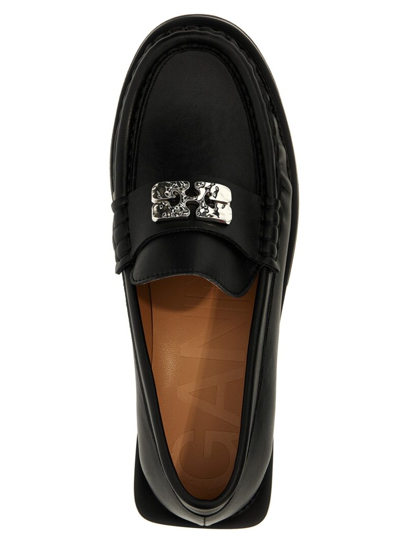 'Butterfly' loafers  GANNI Black