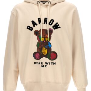 Printed hoodie BARROW Beige