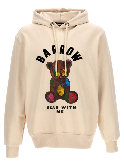 Printed hoodie BARROW Beige