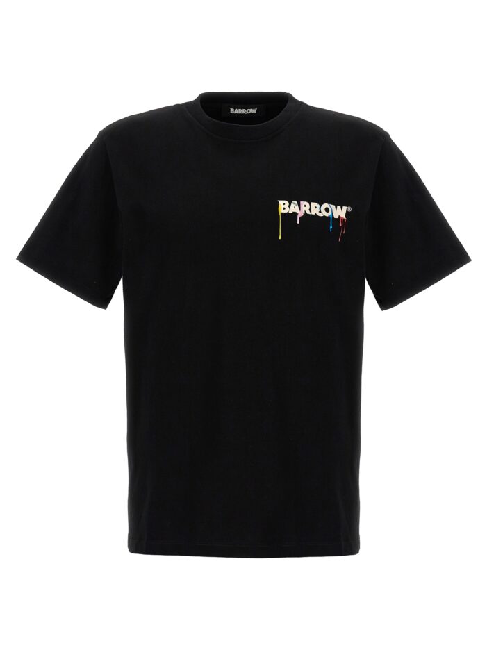Logo print T-shirt BARROW Black