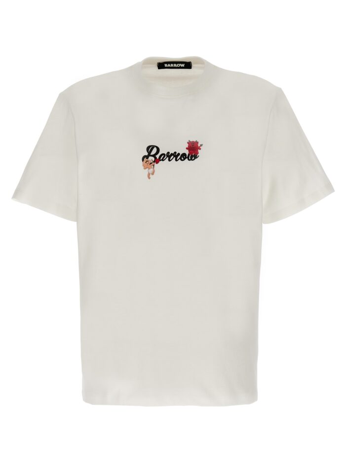 Printed T-shirt BARROW White