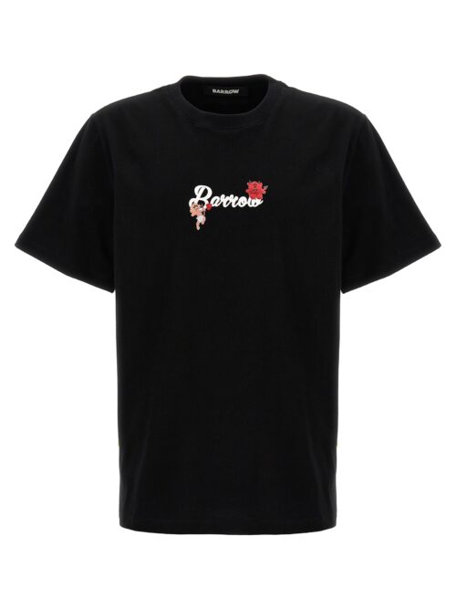 Logo print T-shirt BARROW Black