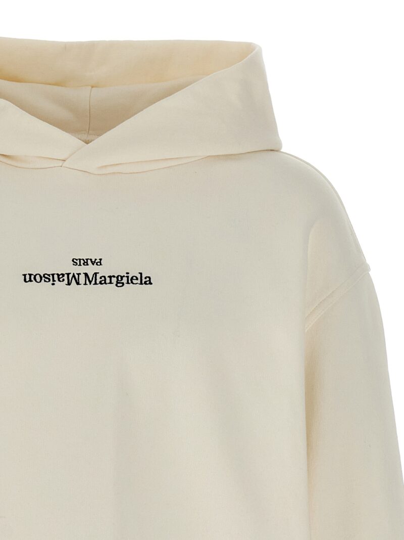 Logo hoodie Man MAISON MARGIELA White