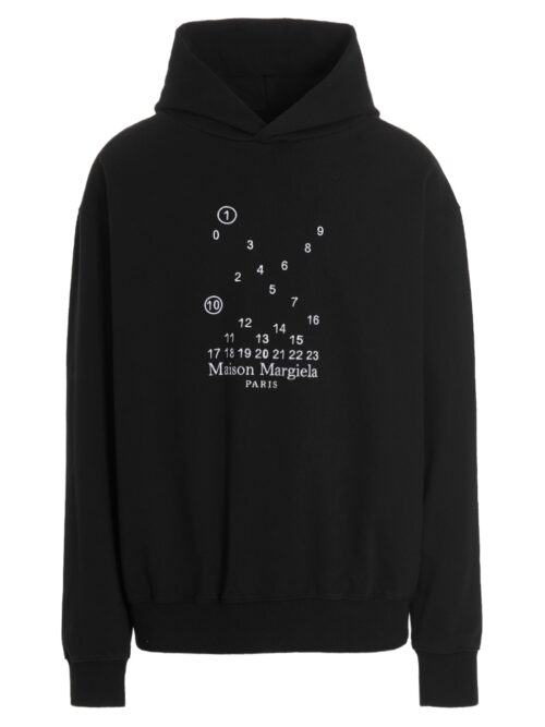 Logo embroidery hoodie MAISON MARGIELA Black