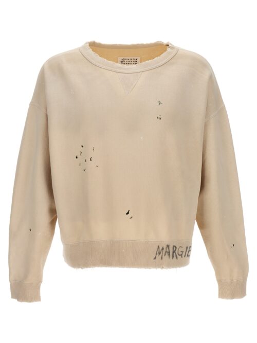 Logo sweatshirt MAISON MARGIELA Beige