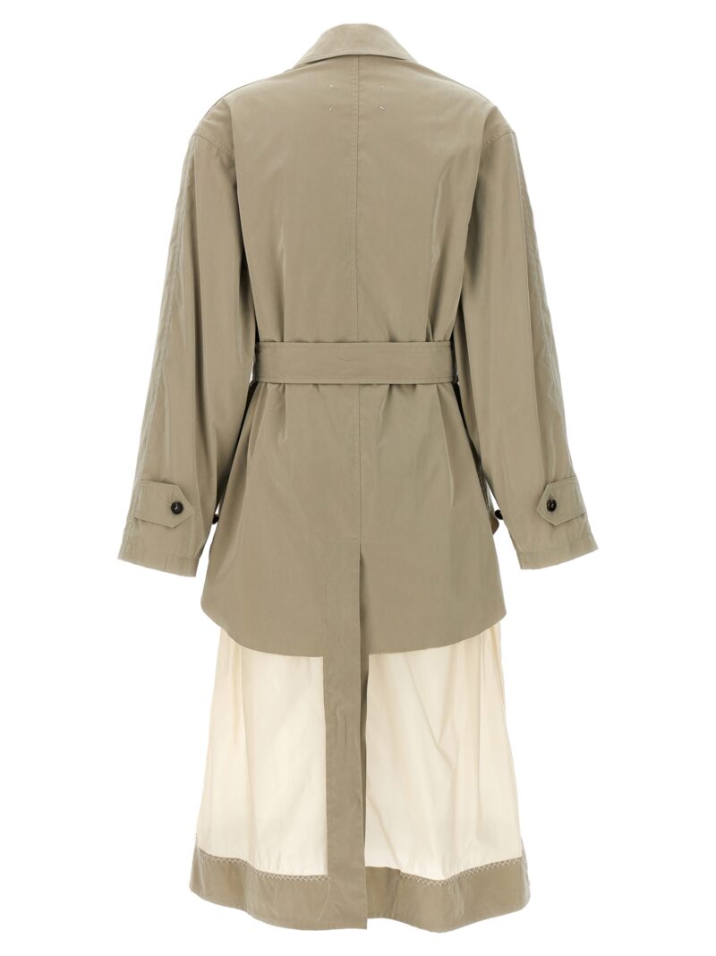 Decortiqué reversible trench coat Woman MAISON MARGIELA Beige