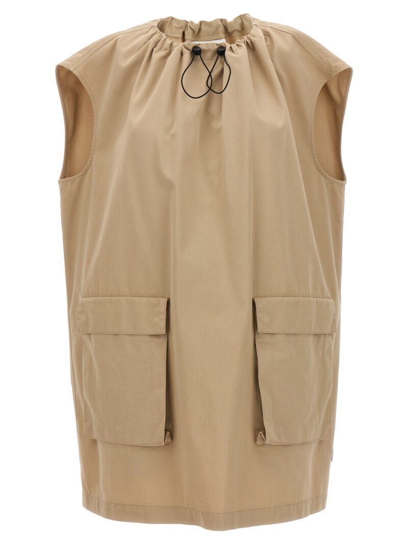 Gabardine dress MM6 MAISON MARGIELA Beige