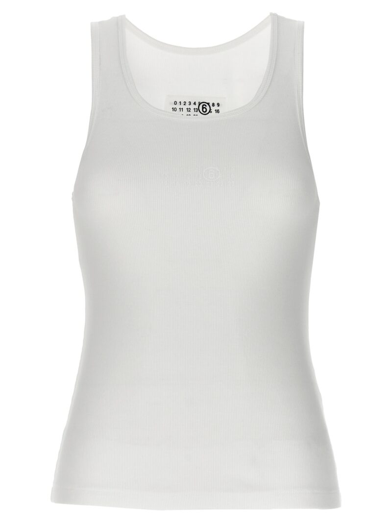 Logo tank top MM6 MAISON MARGIELA White