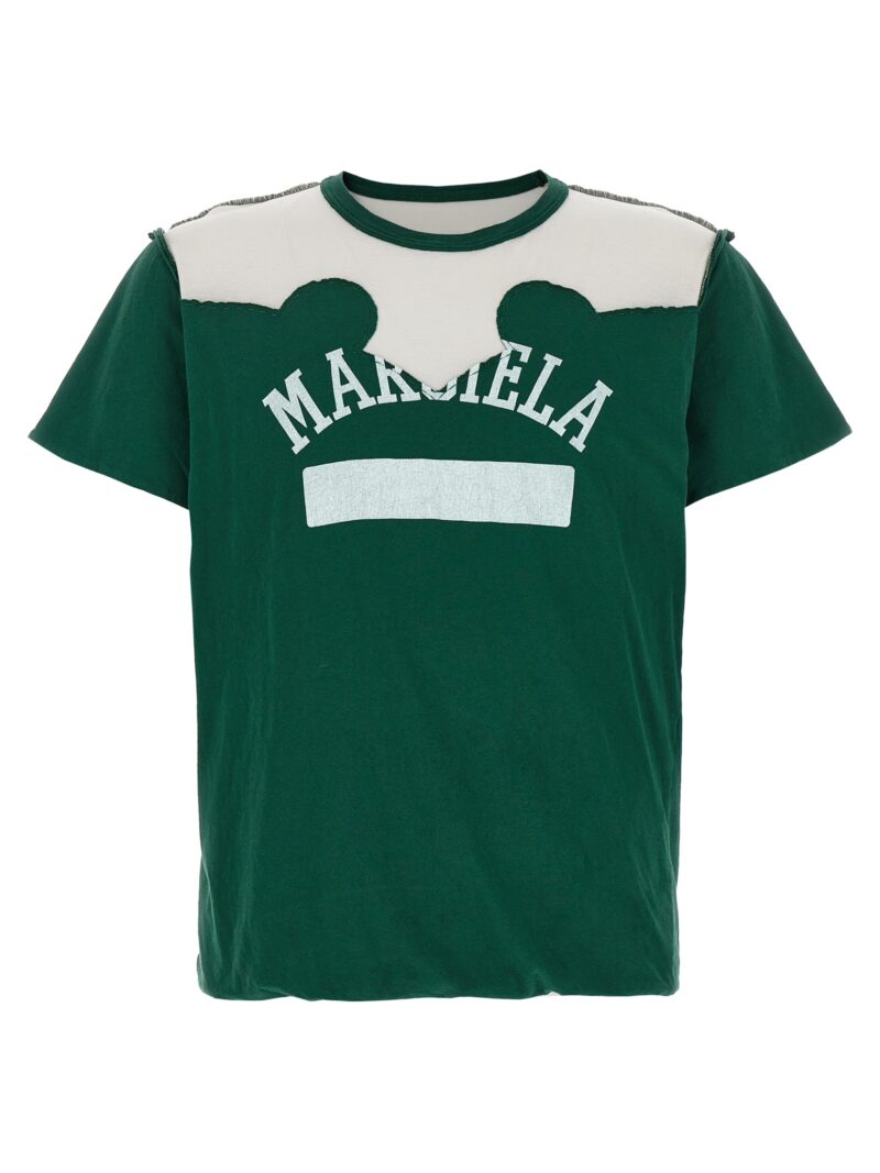 'Western patchwork' T-shirt MAISON MARGIELA Green