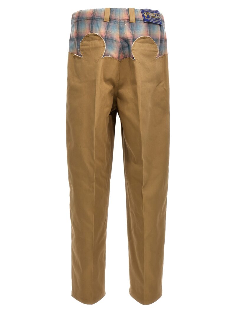 'Pendleton Yoke' pants S67KA0046S54042114 MAISON MARGIELA Beige