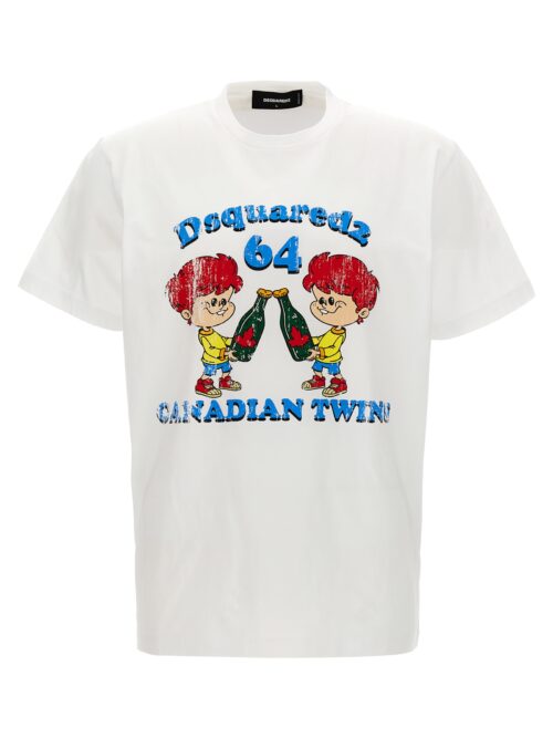 Printed T-shirt DSQUARED2 White