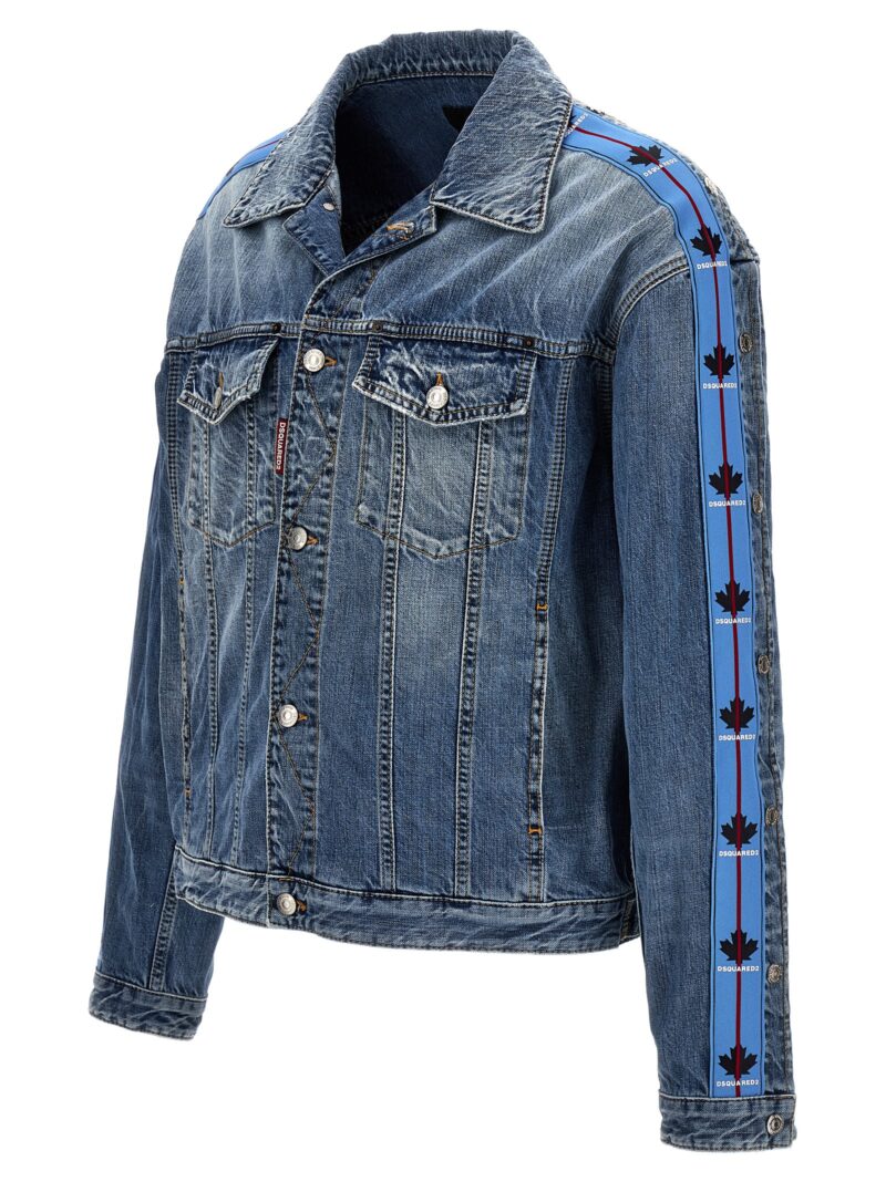 'Dan' denim jacket Man DSQUARED2 Light Blue