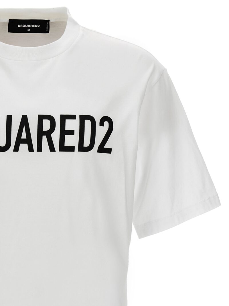 Logo T-shirt Man DSQUARED2 White/Black