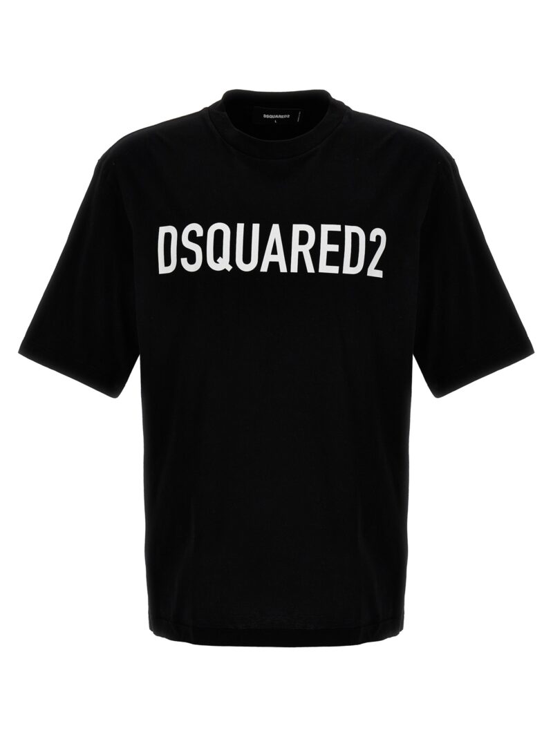 Logo print T-shirt DSQUARED2 White/Black