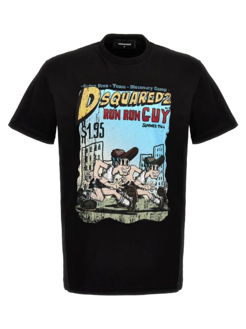 Printed T-shirt DSQUARED2 Black