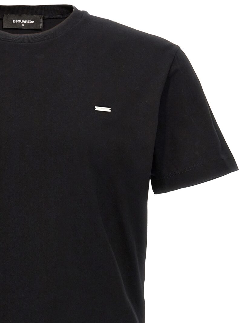 Logo plaque t-shirt Man DSQUARED2 Black