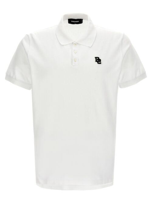 'Tennis Fit' polo shirt DSQUARED2 White