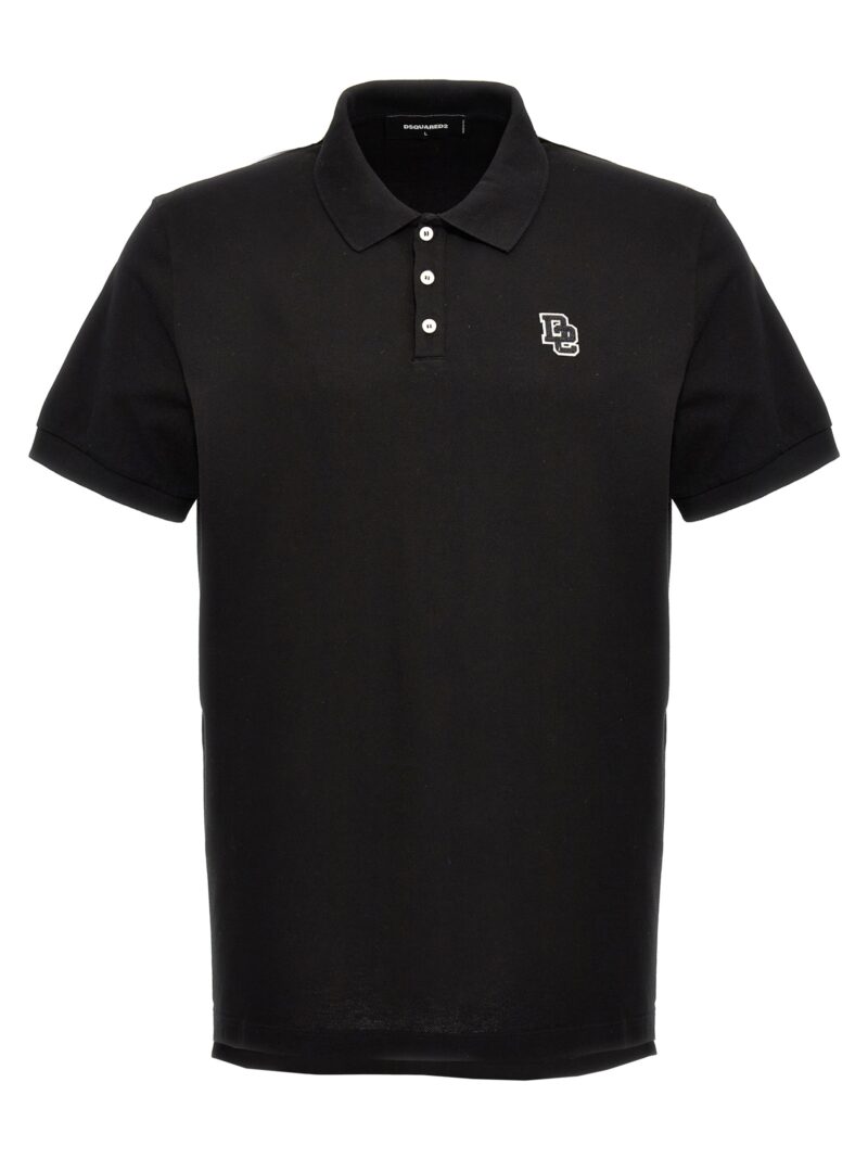 'Tennis Fit' polo shirt DSQUARED2 Black