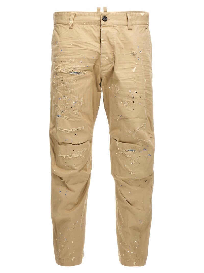 Skipper pants DSQUARED2 Beige