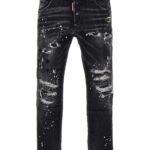 'Skater' jeans DSQUARED2 White/Black