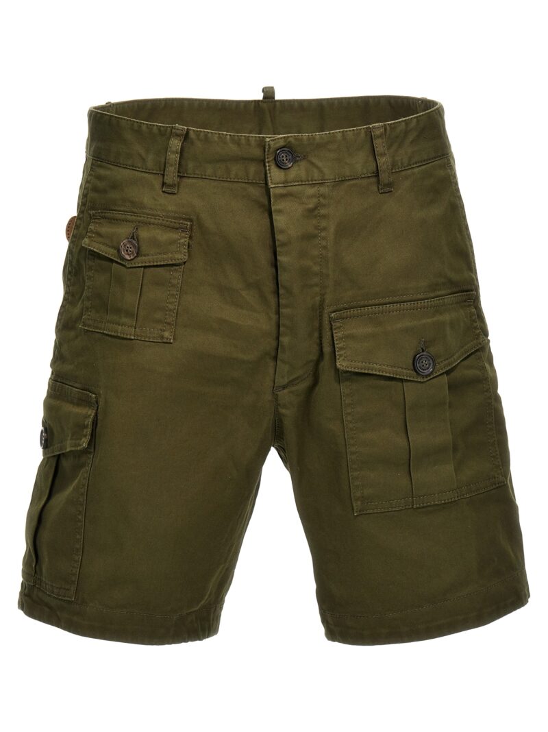 'Sexy cargo' bermuda shorts DSQUARED2 Green