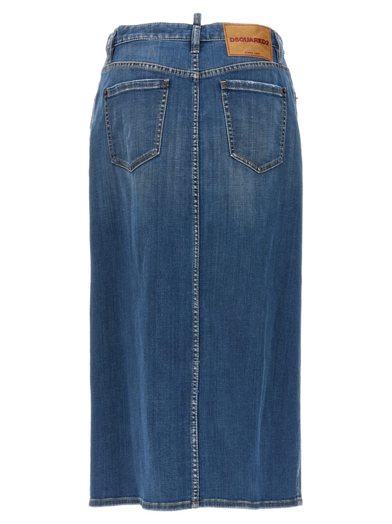 Denim long skirt S75MA0935S30342470 DSQUARED2 Blue