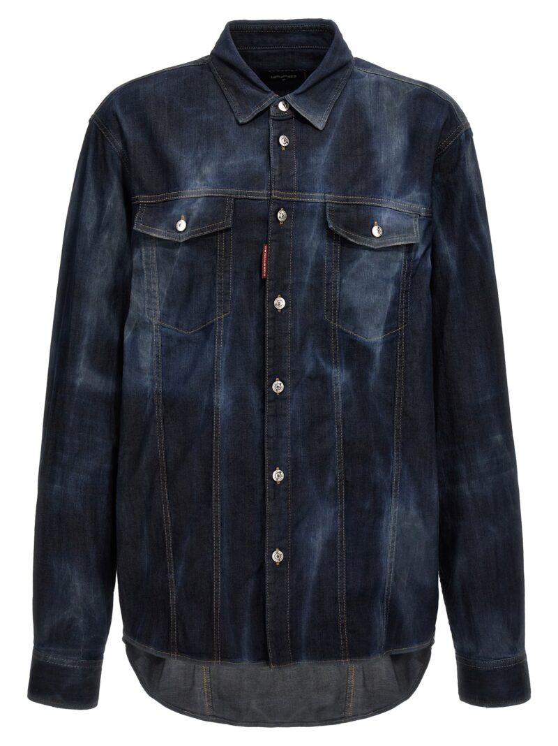 Denim shirt DSQUARED2 Blue