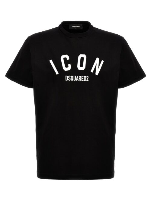 'Be Icon' T-shirt DSQUARED2 White/Black