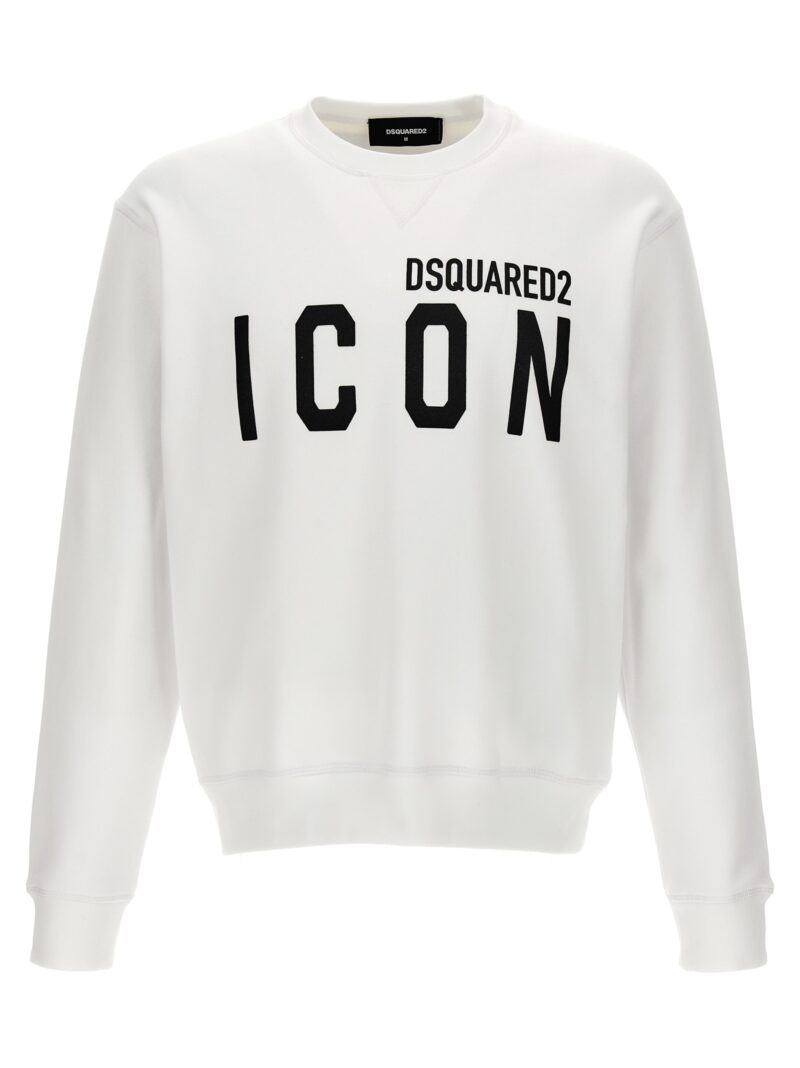 'Icon' sweatshirt DSQUARED2 White/Black