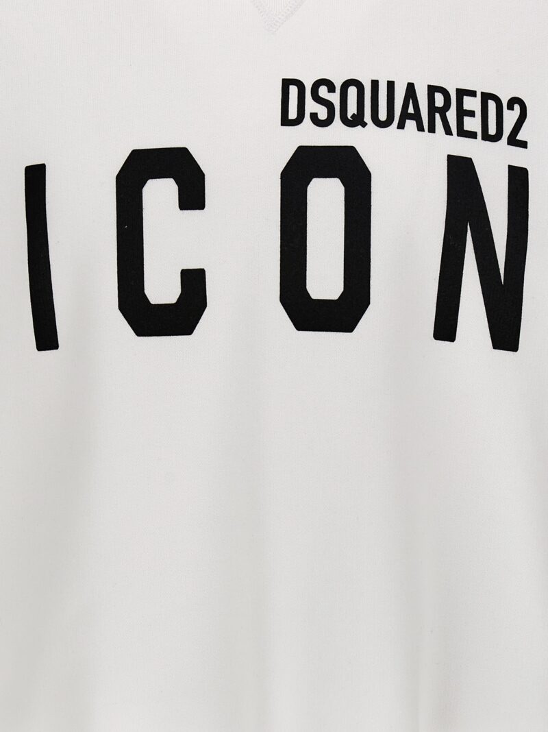 'Icon' sweatshirt 100% cotton DSQUARED2 White/Black