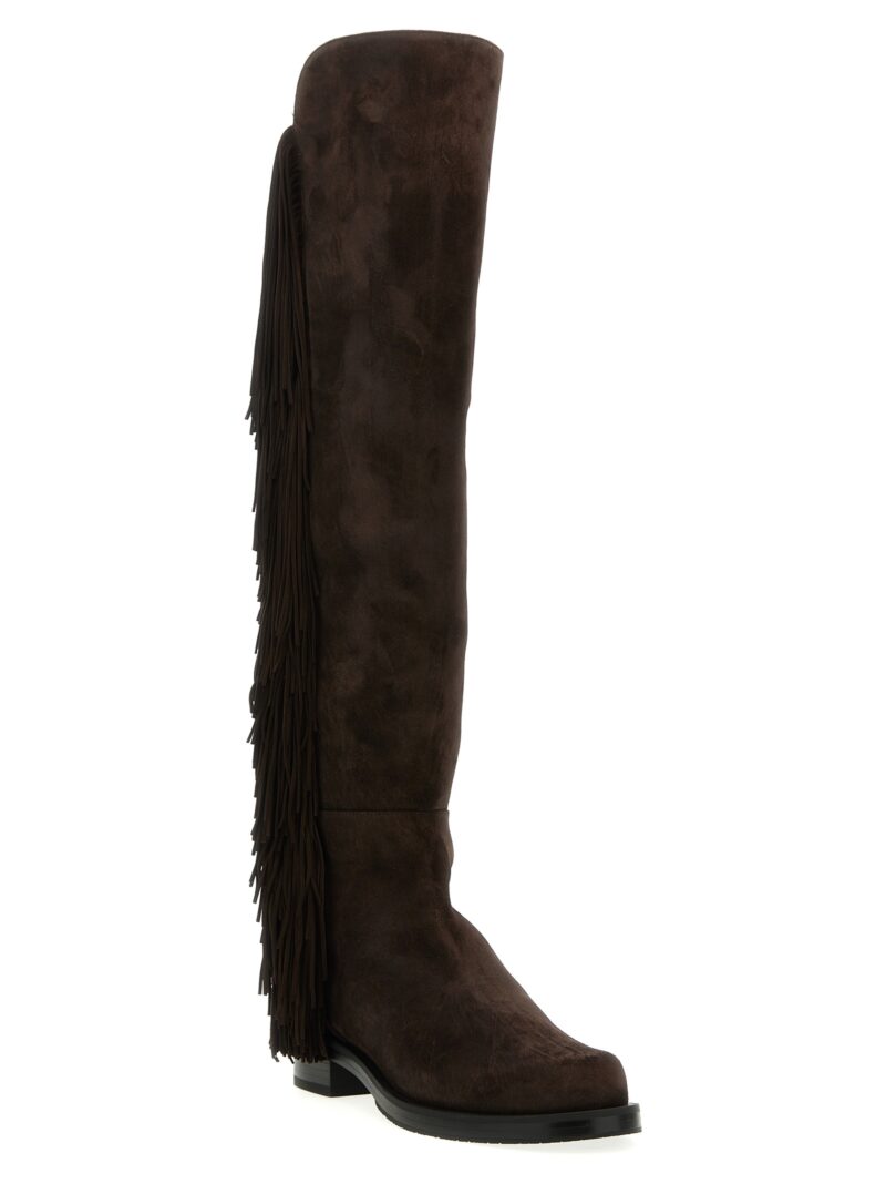 '5050 bold fringe' boots SG920LQB STUART WEITZMAN Brown