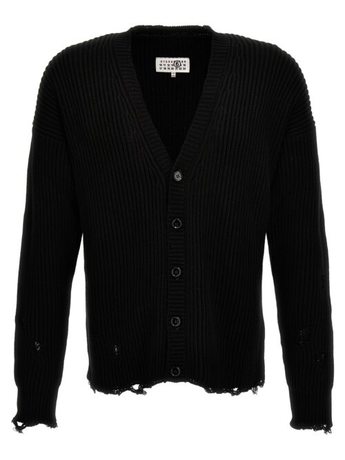 Used effect cardigan MM6 MAISON MARGIELA Black