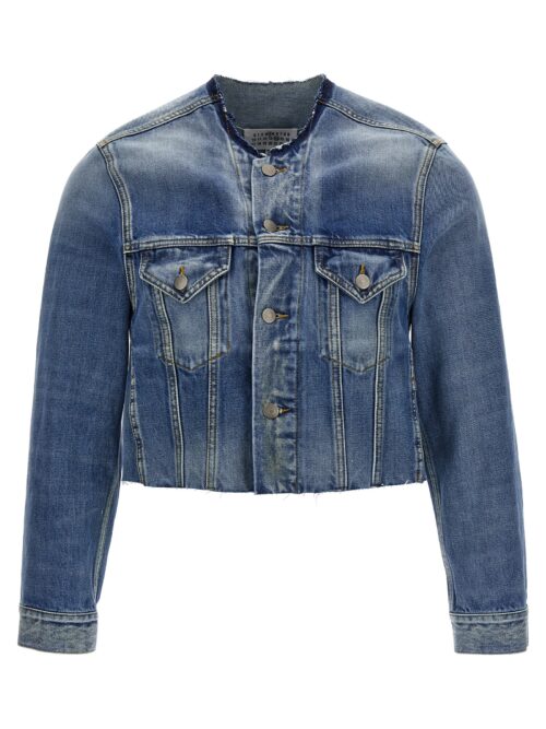 Denim cropped jacket MAISON MARGIELA Light Blue