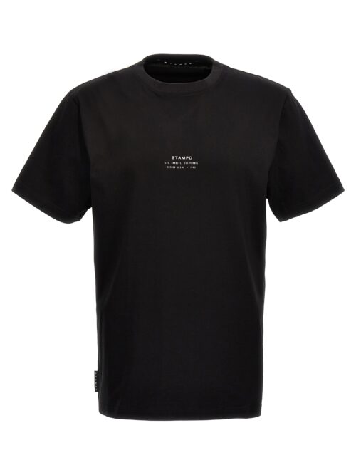 T-shirt 'Stacked Logo' STAMPD Black