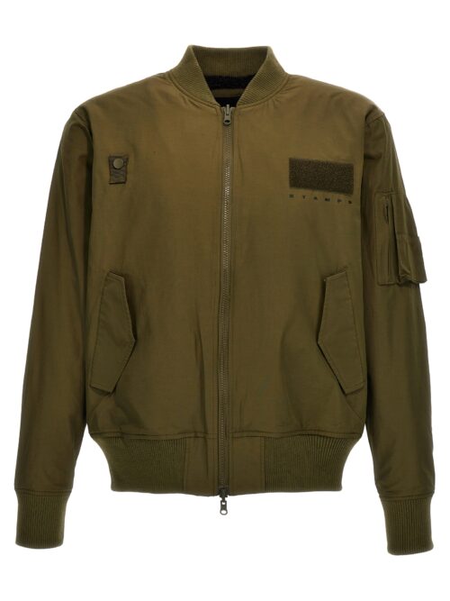 'Sherpa Lined' bomber jacket STAMPD Green