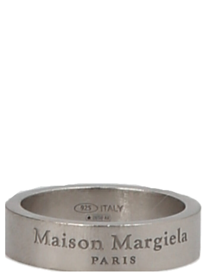 Logo engraving ring MAISON MARGIELA Silver