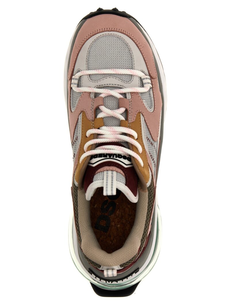 'Bubble' sneakers 50% calf leather 50% polyester DSQUARED2 Multicolor