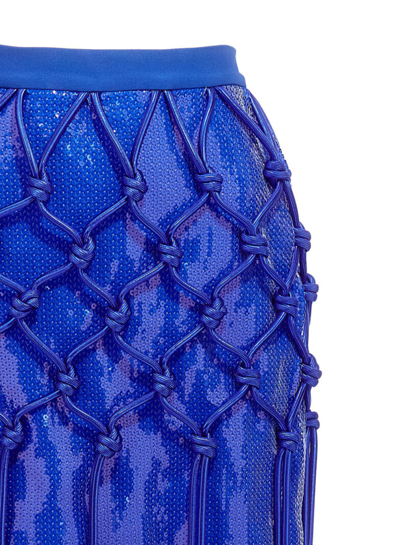 Gonna 'Fish Net Layered' Woman DAVID KOMA Blue