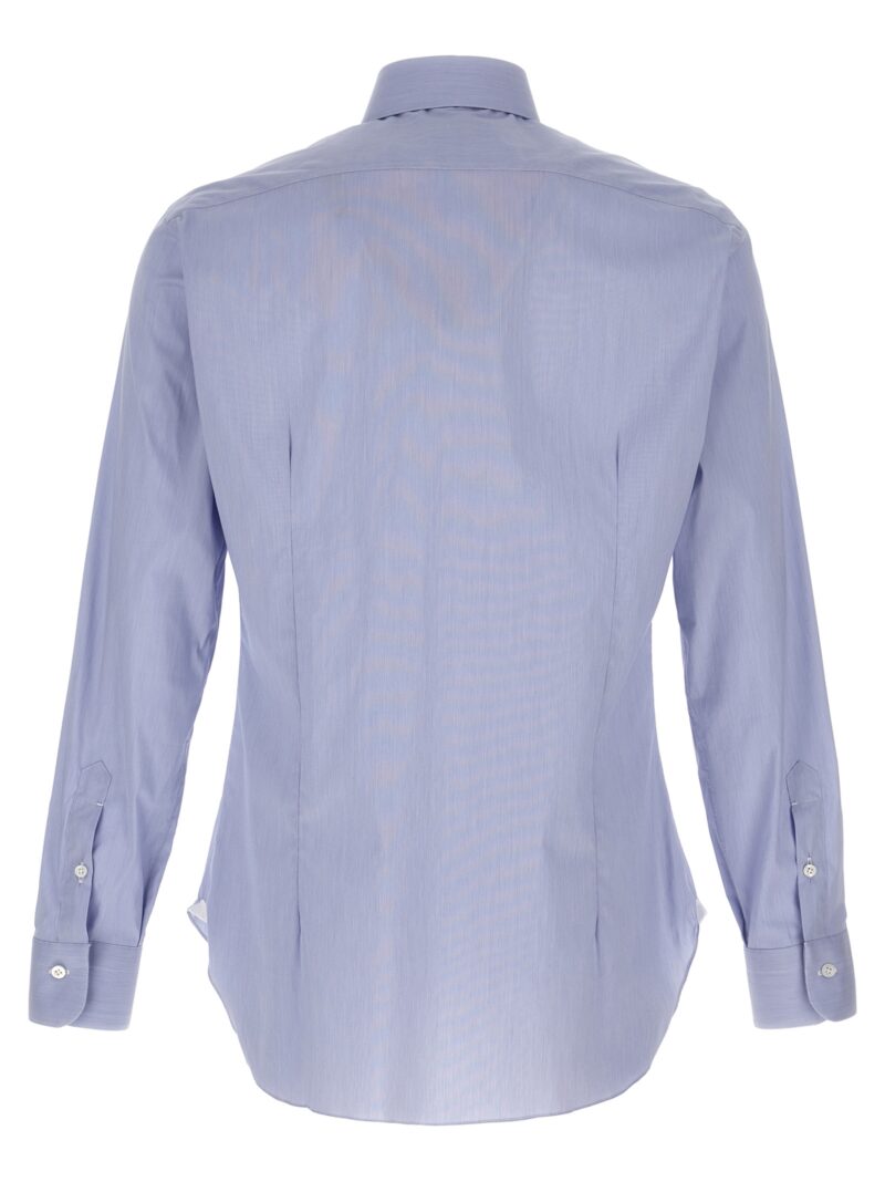 Fil a fil shirt T1U12P0136083U0001 BARBA Light Blue