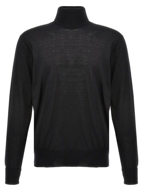 Merino turtleneck sweater PT TORINO Black