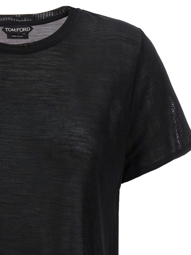 Silk t-shirt Woman TOM FORD Black