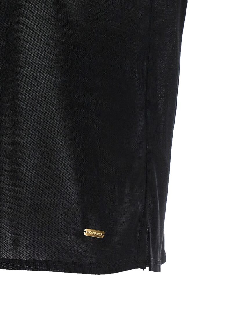 Silk t-shirt 100% silk TOM FORD Black