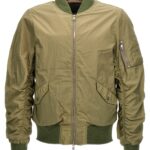 Nylon bomber jacket GIORGIO BRATO Green