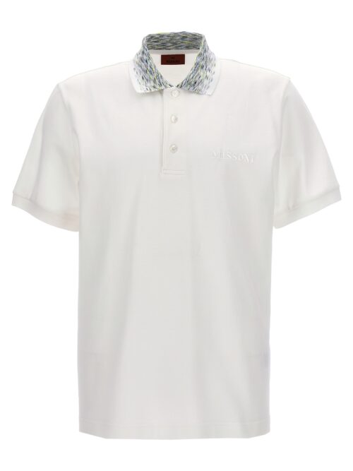 Logo embroidery polo shirt MISSONI White