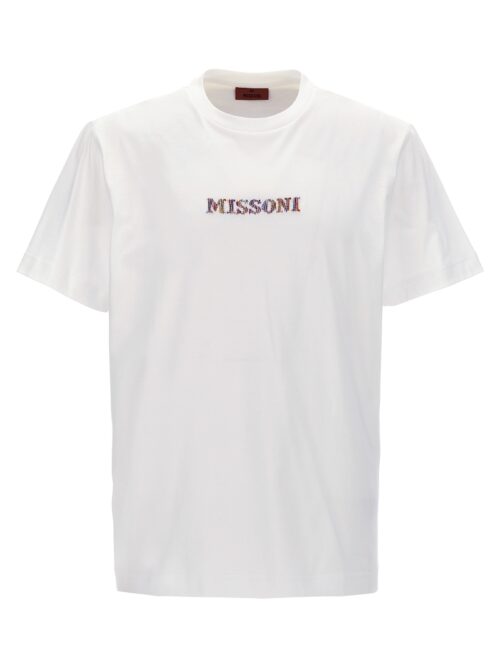 Logo embroidery t-shirt MISSONI White