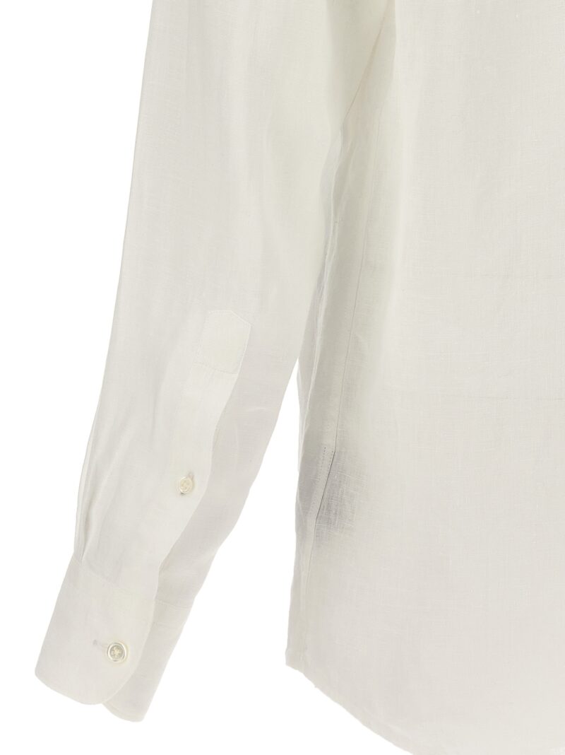 Linen shirt 100% linen ZEGNA White